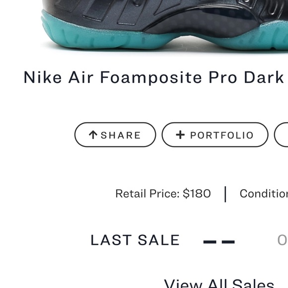 Boys foamposite sz7 - Picture 3 of 3